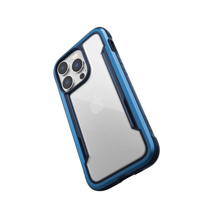 Raptic X-Doria Shield dėklas iPhone 14 Pro šarvuotas dangtelis mėlynas