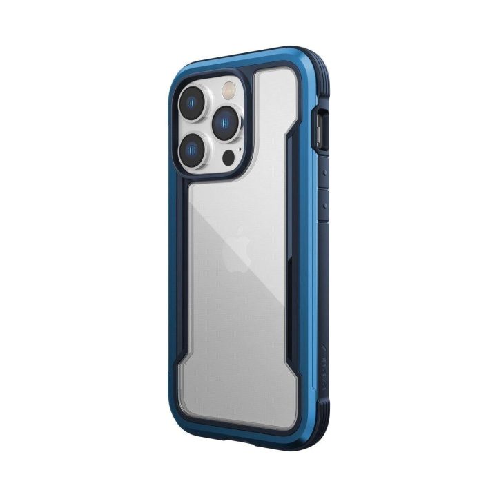 Raptic X-Doria Shield dėklas iPhone 14 Pro šarvuotas dangtelis mėlynas