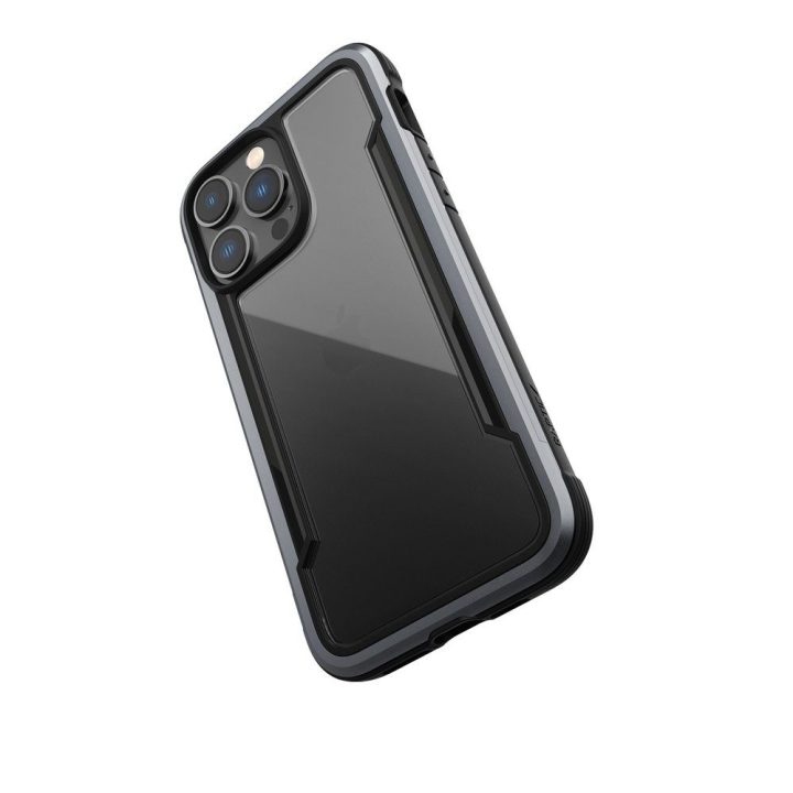 Raptic X-Doria Shield dėklas iPhone 14 Pro Max šarvuotas dangtelis juodas