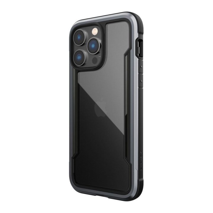 Raptic X-Doria Shield dėklas iPhone 14 Pro Max šarvuotas dangtelis juodas