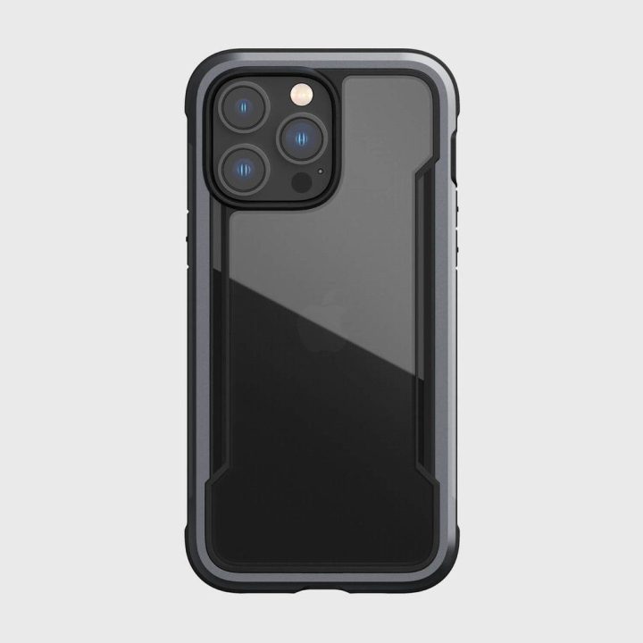 Raptic X-Doria Shield dėklas iPhone 14 Pro Max šarvuotas dangtelis juodas