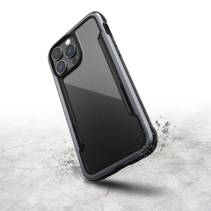 Raptic X-Doria Shield dėklas iPhone 14 Pro Max šarvuotas dangtelis juodas