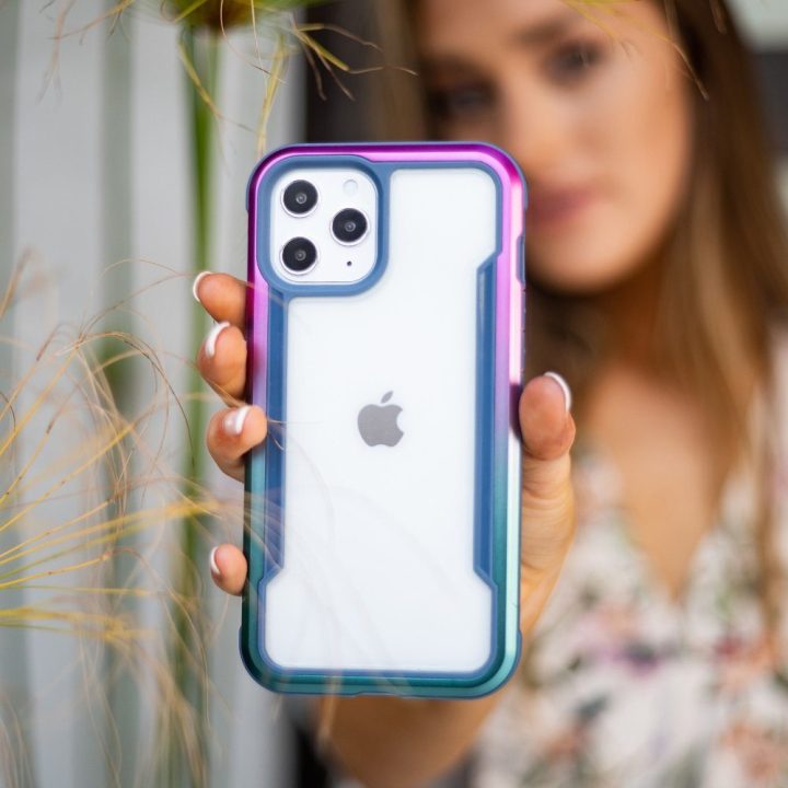 Raptic X-Doria Shield dėklas iPhone 14 Pro Max šarvuotas dangtelis juodas