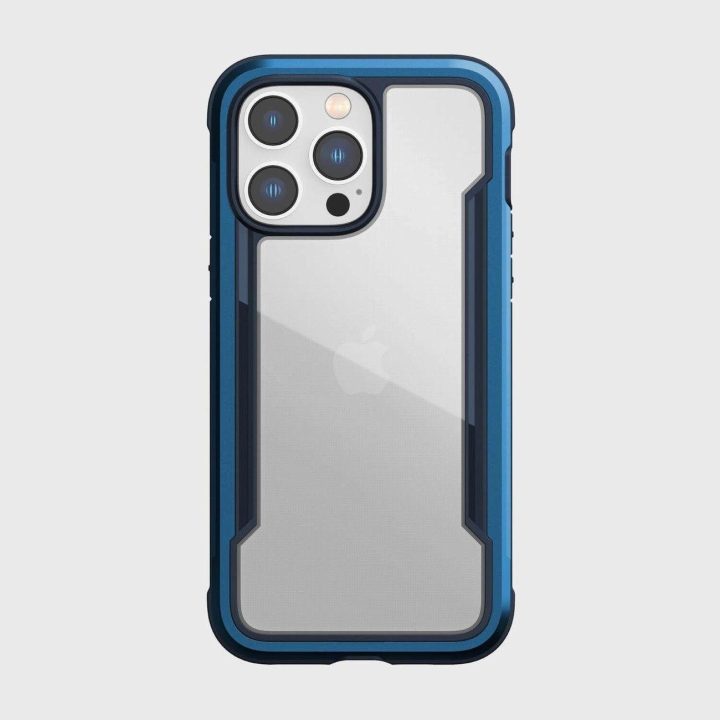 Raptic X-Doria Shield dėklas iPhone 14 Pro Max šarvuotas dangtelis mėlynas