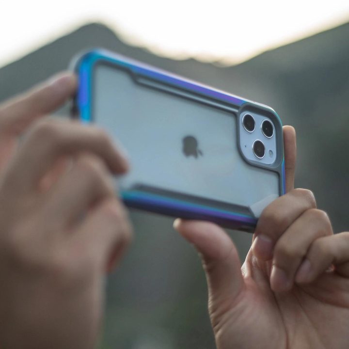 Raptic X-Doria Shield dėklas iPhone 14 Pro Max šarvuotas dangtelis mėlynas