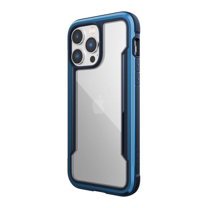 Raptic X-Doria Shield dėklas iPhone 14 Pro Max šarvuotas dangtelis mėlynas