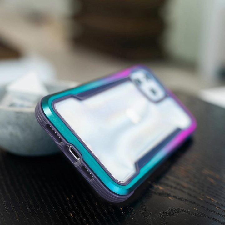 Raptic X-Doria Shield dėklas iPhone 14 Pro Max šarvuotas dangtelis mėlynas