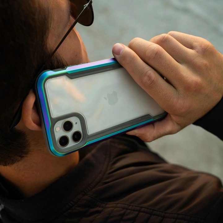 Raptic X-Doria Shield dėklas iPhone 14 Pro Max šarvuotas dangtelis mėlynas