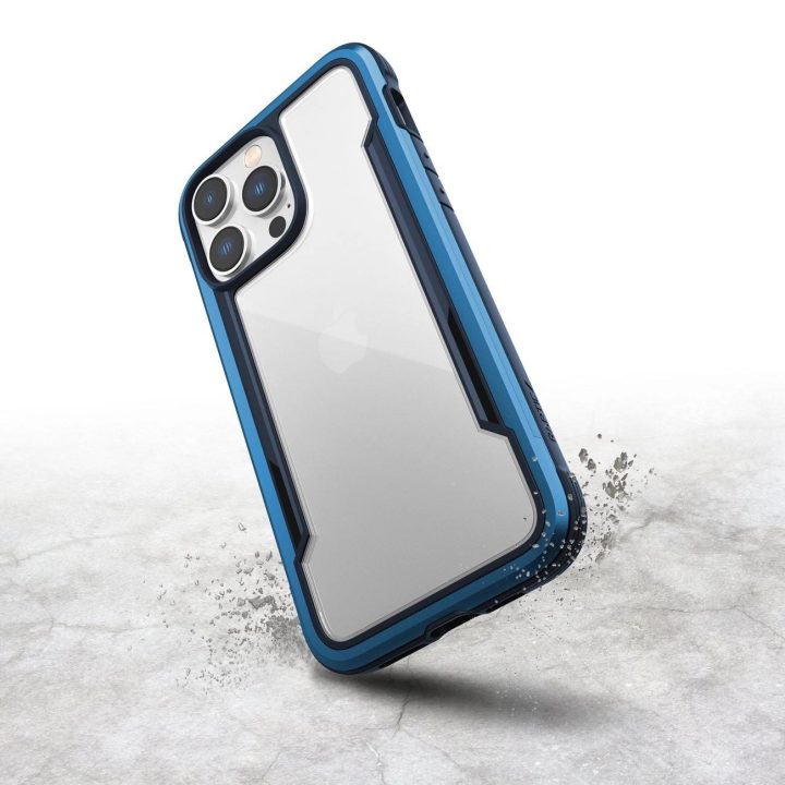 Raptic X-Doria Shield dėklas iPhone 14 Pro Max šarvuotas dangtelis mėlynas