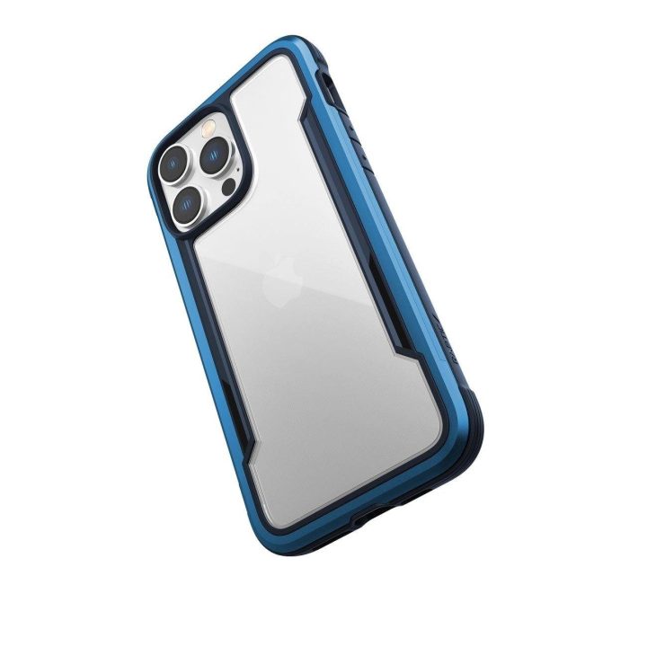 Raptic X-Doria Shield dėklas iPhone 14 Pro Max šarvuotas dangtelis mėlynas