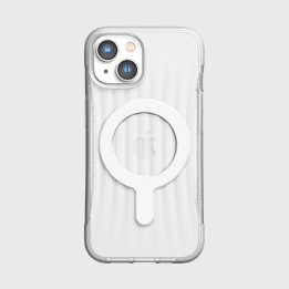 Raptic X-Doria Clutch dėklas iPhone 14 su MagSafe galiniu dangteliu skaidrus