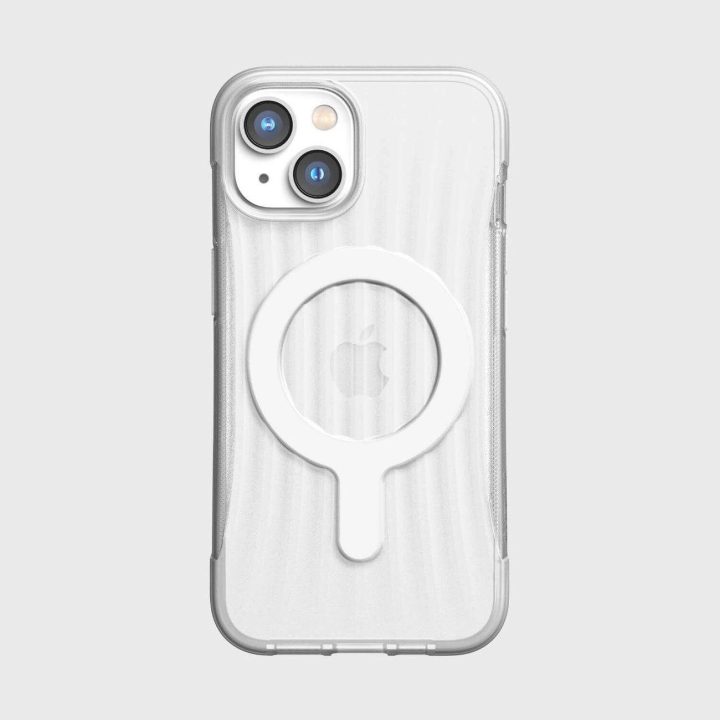 Raptic X-Doria Clutch dėklas iPhone 14 su MagSafe galiniu dangteliu skaidrus