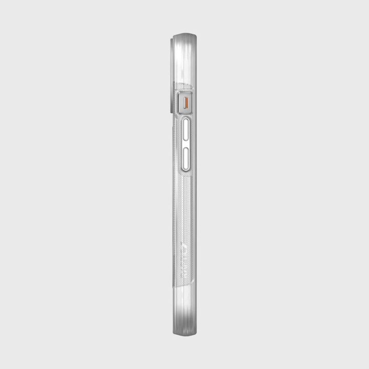 Raptic X-Doria Clutch dėklas iPhone 14 su MagSafe galiniu dangteliu skaidrus