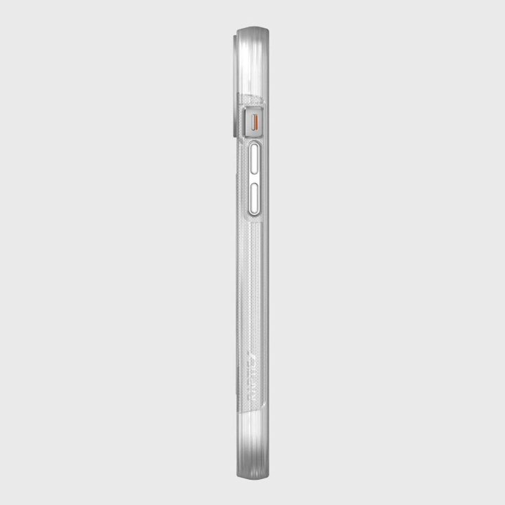 Raptic X-Doria Clutch dėklas iPhone 14 Plus su MagSafe galiniu dangteliu, skaidrus