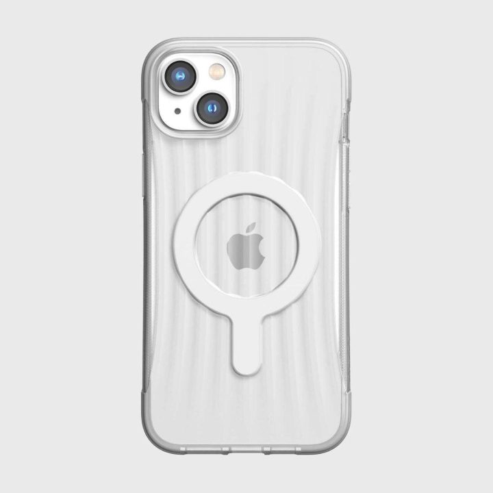 Raptic X-Doria Clutch dėklas iPhone 14 Plus su MagSafe galiniu dangteliu, skaidrus