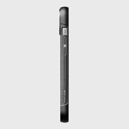 Raptic X-Doria Clutch dėklas iPhone 14 Plus su MagSafe galiniu dangteliu, juodas
