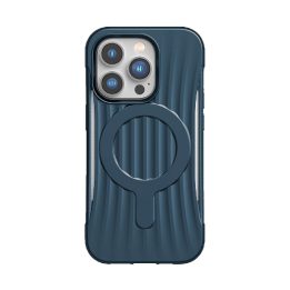 Raptic X-Doria Clutch dėklas iPhone 14 Pro su MagSafe galiniu dangteliu, mėlynas