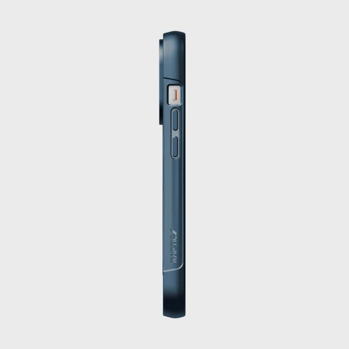 Raptic X-Doria Clutch dėklas iPhone 14 Pro su MagSafe galiniu dangteliu, mėlynas