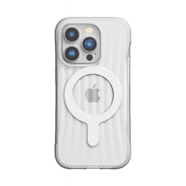 Raptic X-Doria Clutch dėklas iPhone 14 Pro Max su MagSafe galiniu dangteliu, skaidrus