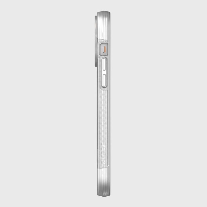 Raptic X-Doria Clutch dėklas iPhone 14 Pro Max su MagSafe galiniu dangteliu, skaidrus