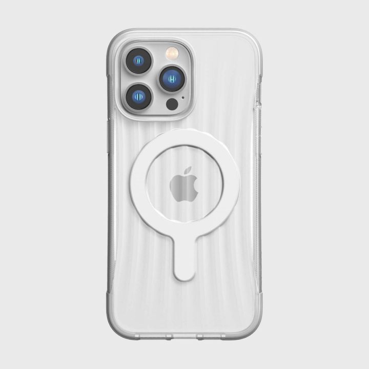 Raptic X-Doria Clutch dėklas iPhone 14 Pro Max su MagSafe galiniu dangteliu, skaidrus