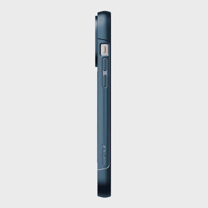 Raptic X-Doria Clutch dėklas iPhone 14 Pro Max su MagSafe galiniu dangteliu, mėlynas