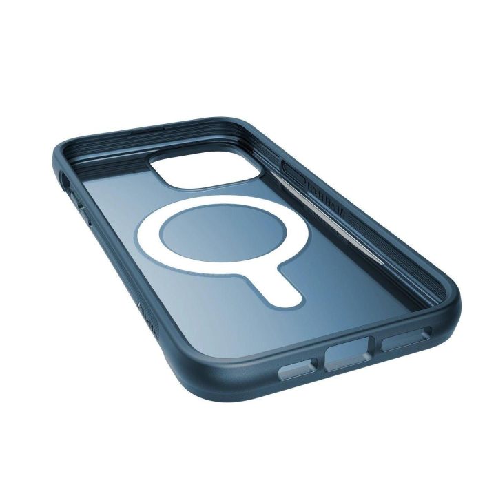Raptic X-Doria Clutch dėklas iPhone 14 Pro Max su MagSafe galiniu dangteliu, mėlynas