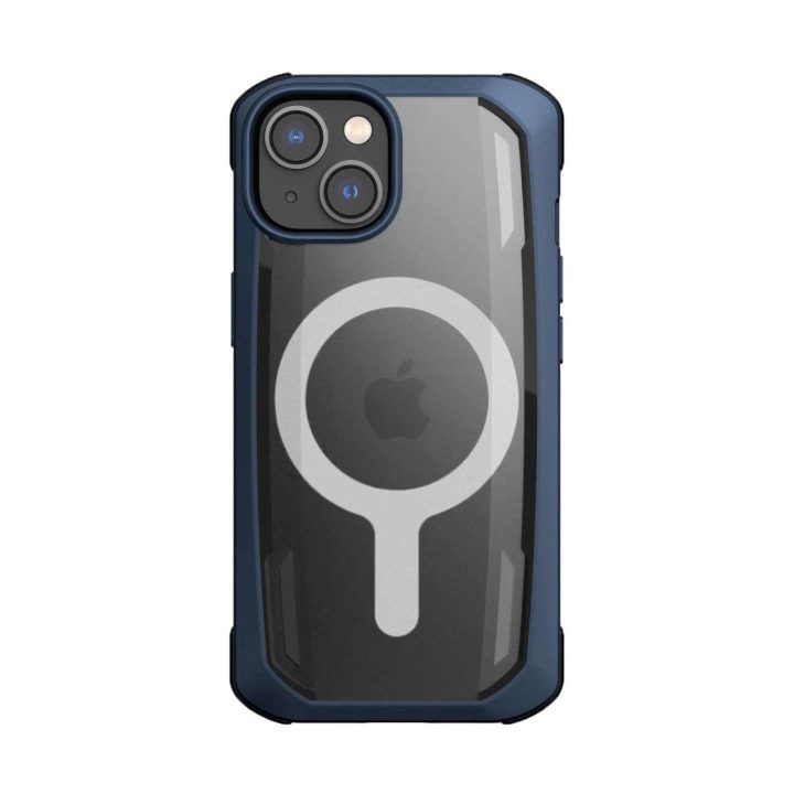 Raptic X-Doria saugus dėklas iPhone 14 su MagSafe šarvuotu mėlynu dangteliu