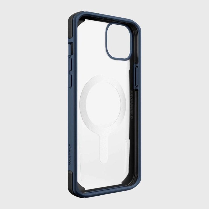 Raptic X-Doria saugus dėklas iPhone 14 su MagSafe šarvuotu mėlynu dangteliu