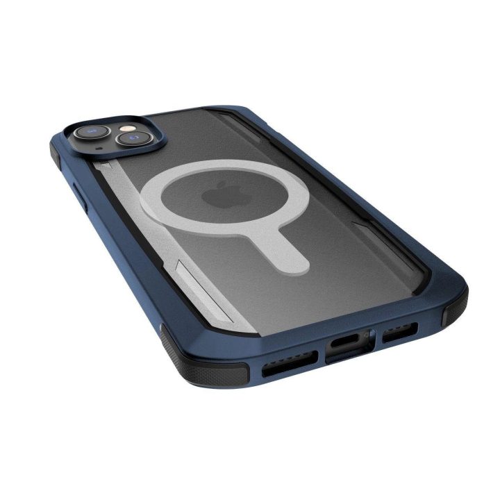 Raptic X-Doria saugus dėklas iPhone 14 su MagSafe šarvuotu mėlynu dangteliu