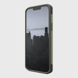 Raptic X-Doria saugus dėklas iPhone 14 su MagSafe šarvuotu dangteliu, žalias