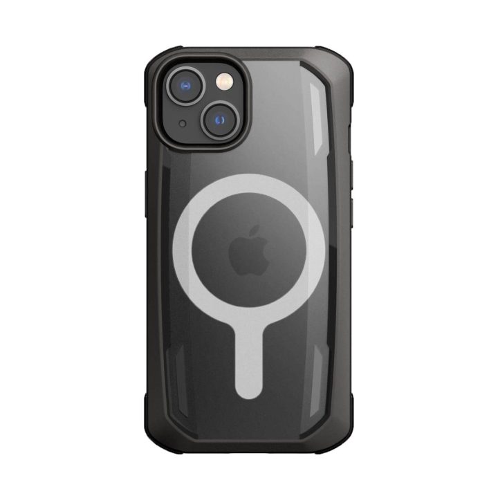 Raptic X-Doria saugus dėklas iPhone 14 Plus su MagSafe šarvuotu dangteliu, juodas