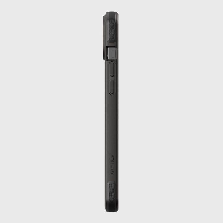 Raptic X-Doria saugus dėklas iPhone 14 Plus su MagSafe šarvuotu dangteliu, juodas