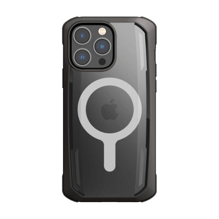 Raptic X-Doria saugus dėklas iPhone 14 Pro su MagSafe šarvuotu dangteliu, juodas