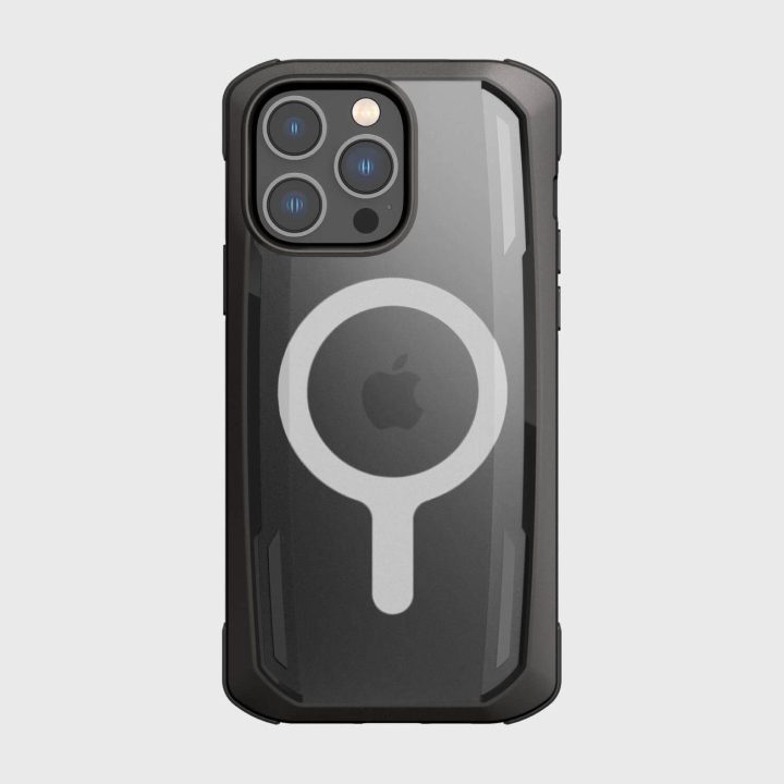 Raptic X-Doria saugus dėklas iPhone 14 Pro su MagSafe šarvuotu dangteliu, juodas