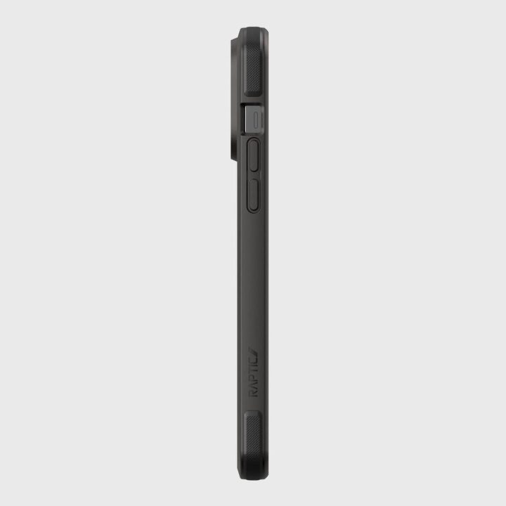 Raptic X-Doria saugus dėklas iPhone 14 Pro su MagSafe šarvuotu dangteliu, juodas