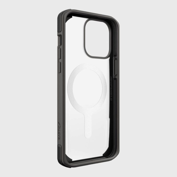 Raptic X-Doria saugus dėklas iPhone 14 Pro su MagSafe šarvuotu dangteliu, juodas
