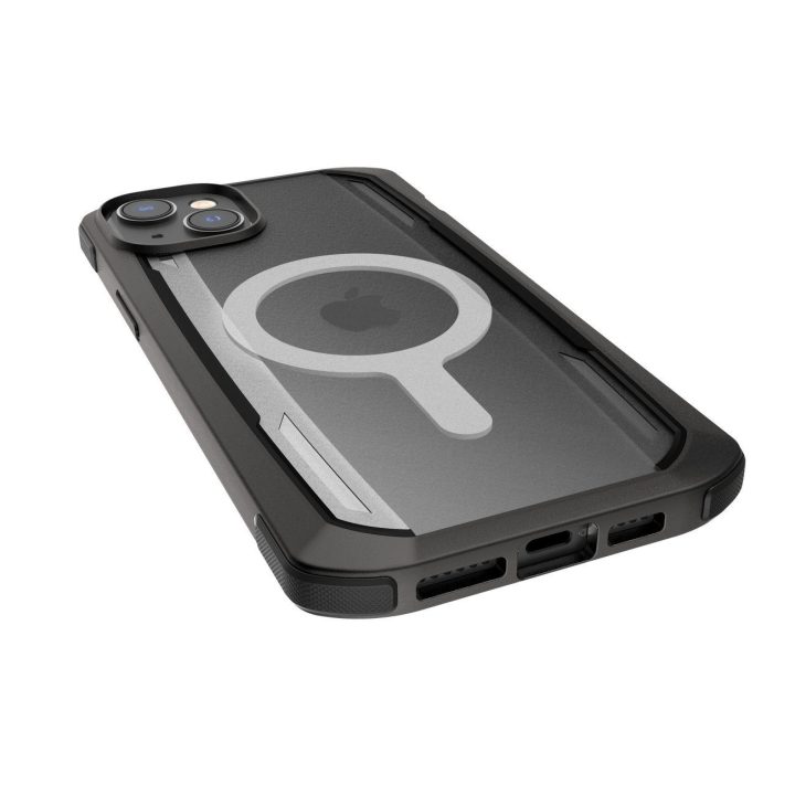 Raptic X-Doria saugus dėklas iPhone 14 Pro su MagSafe šarvuotu dangteliu, juodas