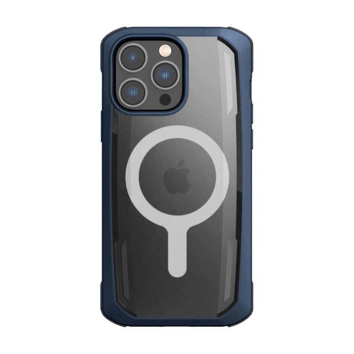 Raptic X-Doria saugus dėklas iPhone 14 Pro su MagSafe šarvuotu dangteliu, mėlynas