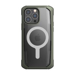 Raptic X-Doria saugus dėklas iPhone 14 Pro su MagSafe šarvuotu dangteliu, žalias