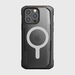 Raptic X-Doria saugus dėklas iPhone 14 Pro Max su MagSafe šarvuotu dangteliu, juodas