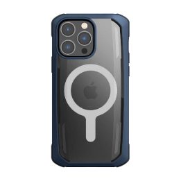 Raptic X-Doria saugus dėklas iPhone 14 Pro Max su MagSafe šarvuotu dangteliu, mėlynas