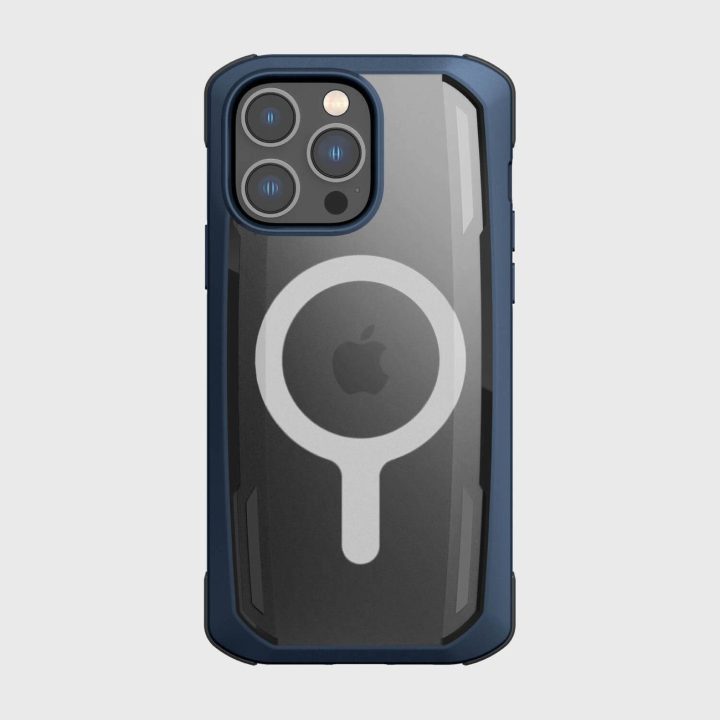 Raptic X-Doria saugus dėklas iPhone 14 Pro Max su MagSafe šarvuotu dangteliu, mėlynas