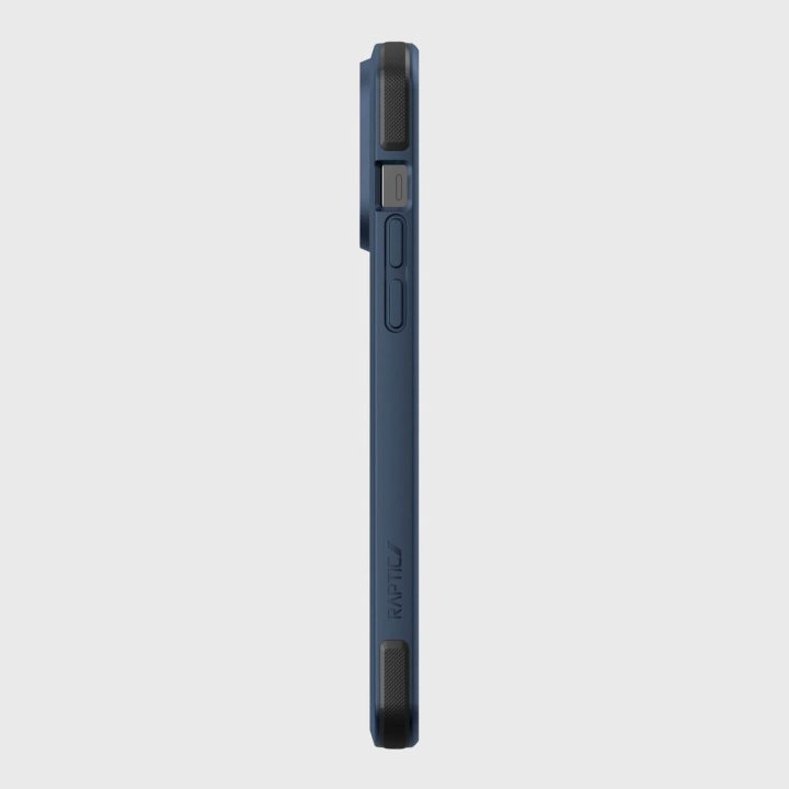 Raptic X-Doria saugus dėklas iPhone 14 Pro Max su MagSafe šarvuotu dangteliu, mėlynas
