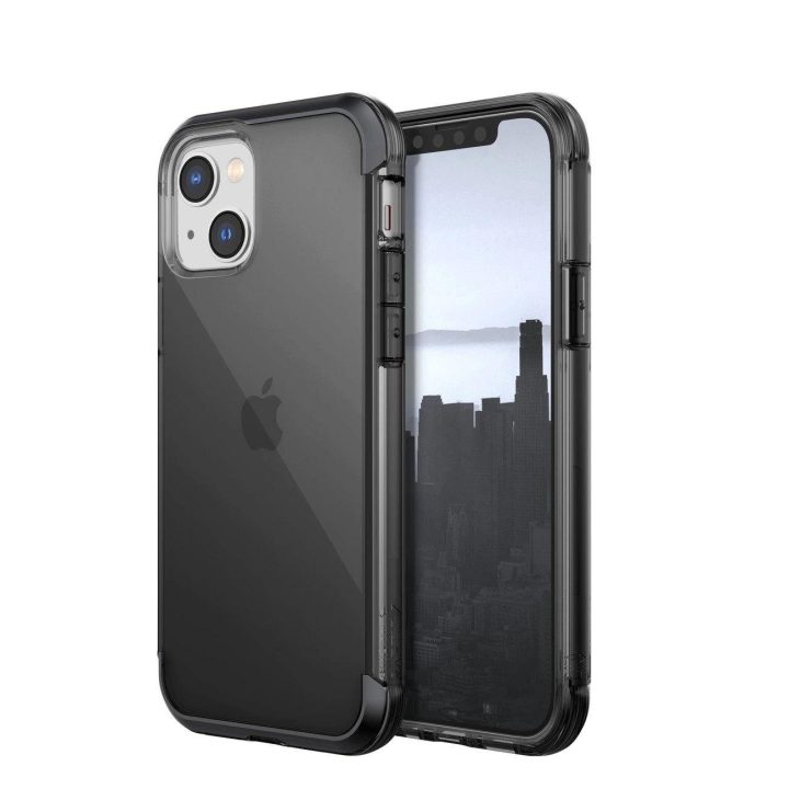 Raptic X-Doria Air dėklas iPhone 14 šarvuotas dangtelis pilkas
