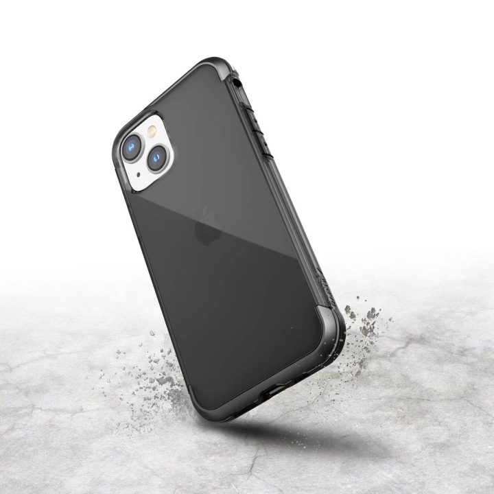 Raptic X-Doria Air dėklas iPhone 14 šarvuotas dangtelis pilkas