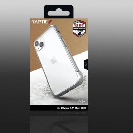 Raptic X-Doria Air dėklas iPhone 14 Plus , šarvuotas dangtelis, sidabrinis