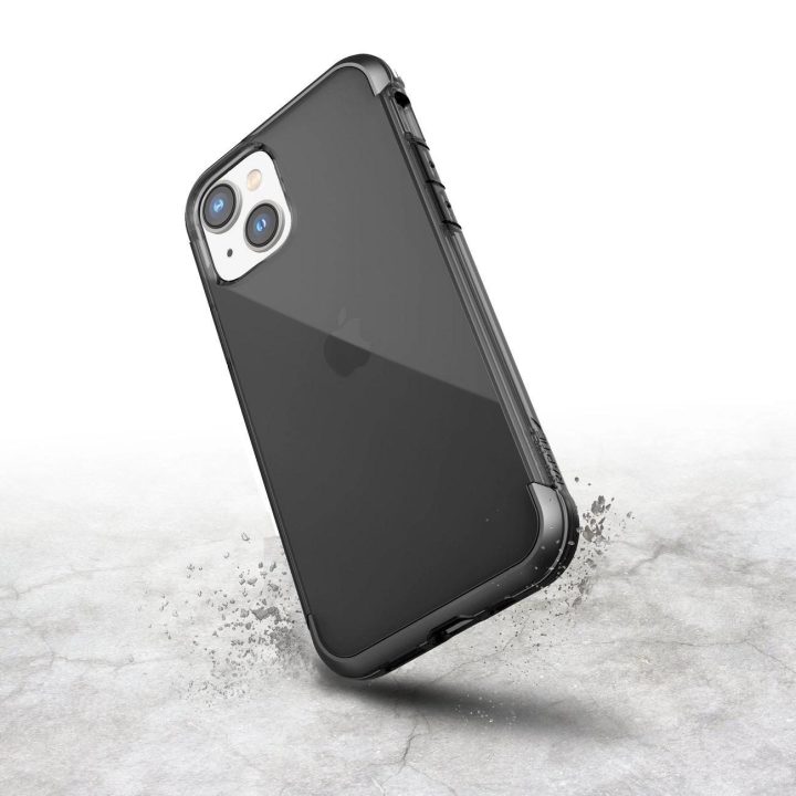 Raptic X-Doria Air dėklas iPhone 14 Plus šarvuotas dangtelis pilkas