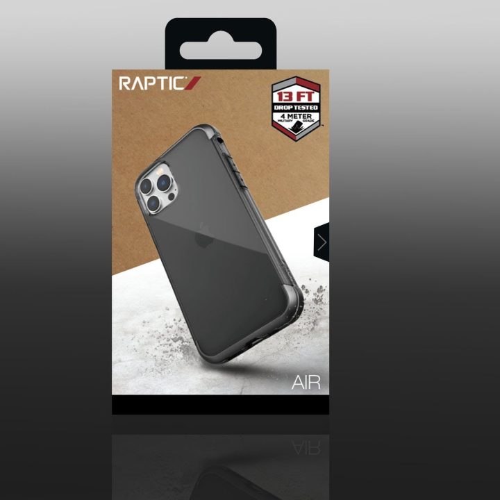 Raptic X-Doria Air dėklas iPhone 14 Pro šarvuotas dangtelis pilkas