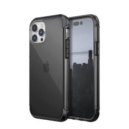 Raptic X-Doria Air dėklas iPhone 14 Pro Max , šarvuotas dangtelis, juodas